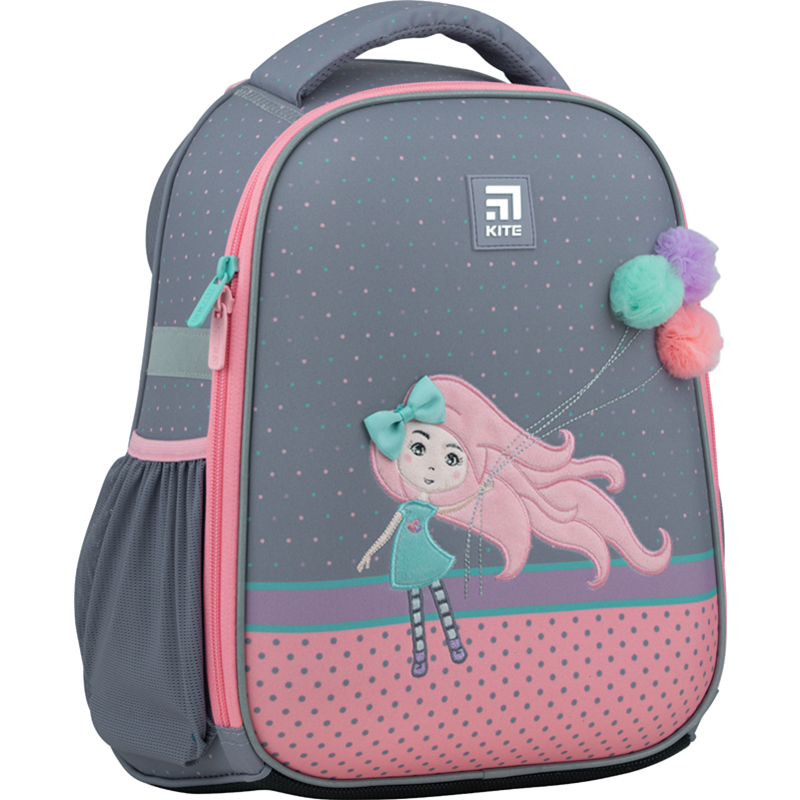 Hard-shaped school backpack Kite Education Pretty Girl K22-555S-4