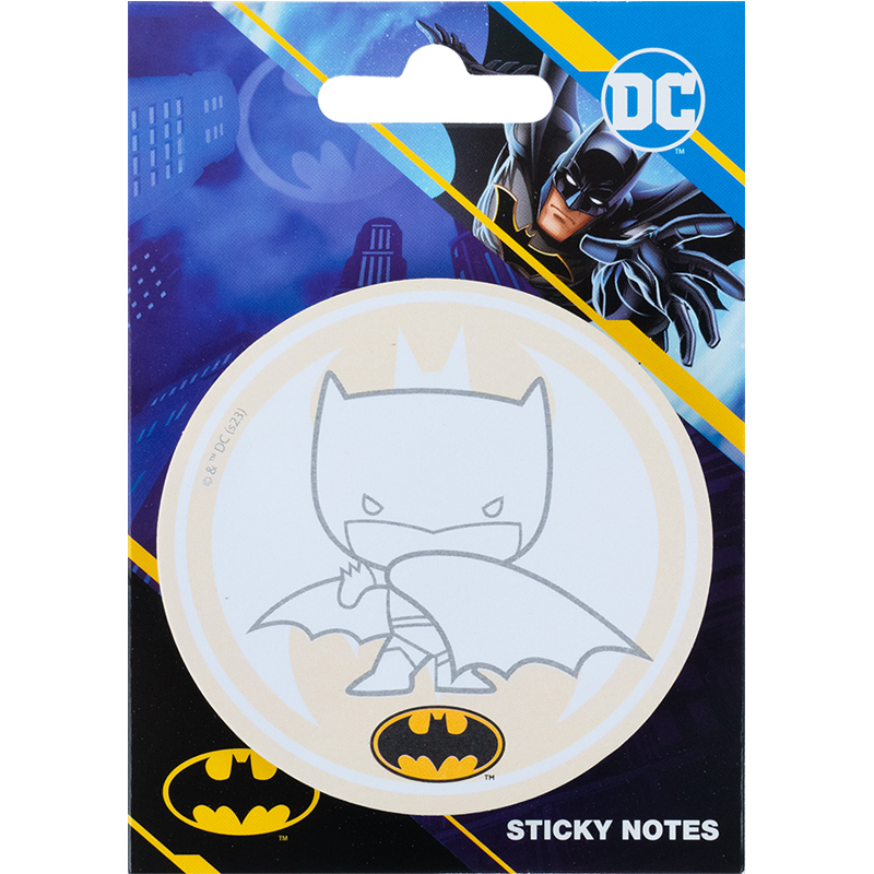 Sticky notes Kite DC Comics DC23-298-2, 70х70 mm, 50 sheets
