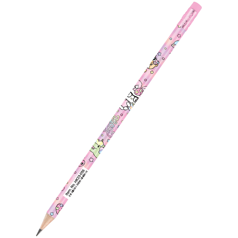 Graphite pencil with eraser Kite Hello Kitty HK23-056