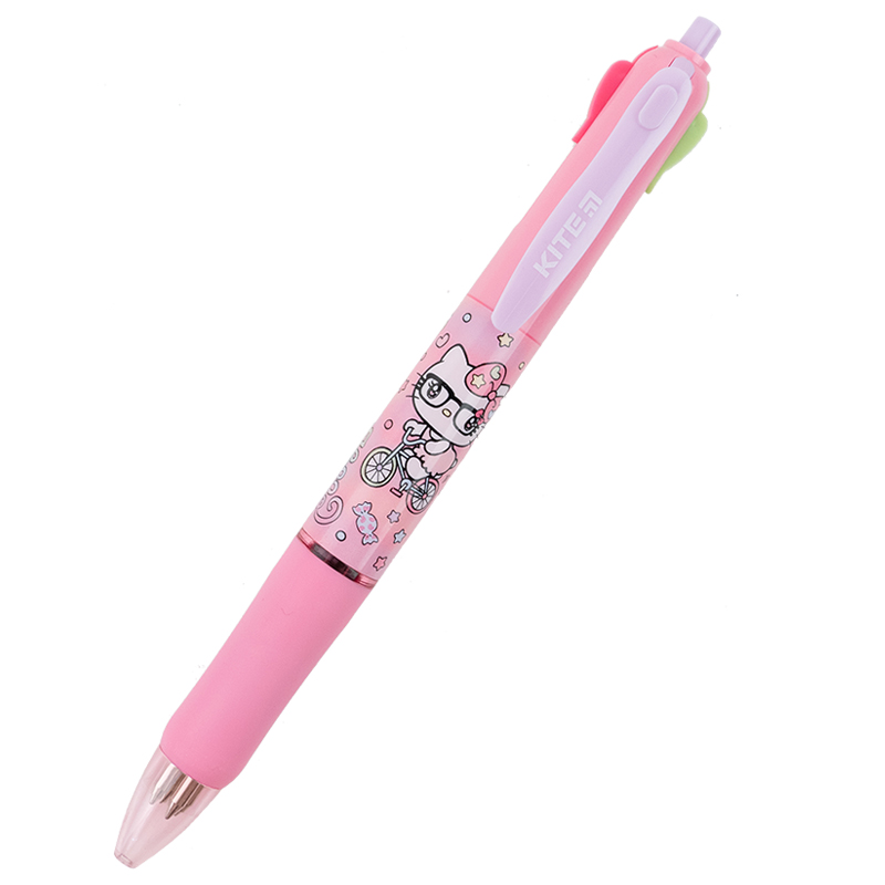Ballpoint pen retractable Kite Hello Kitty HK23-067, 4 colors