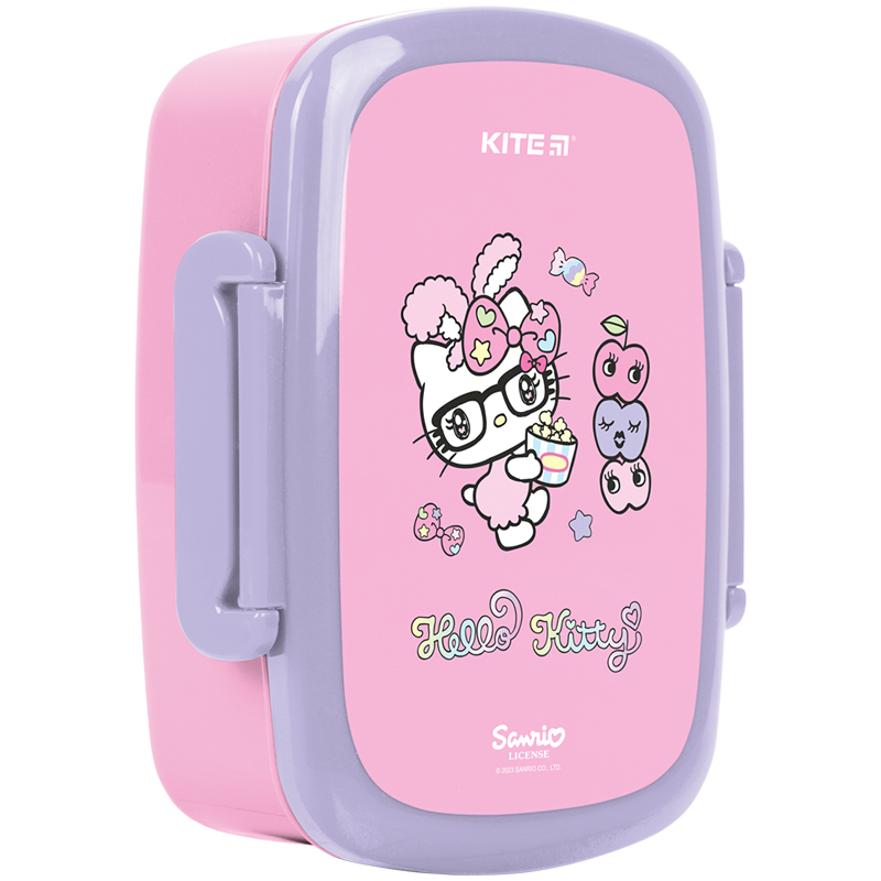 Lunchbox with fork and spoon Kite Hello Kitty HK23-163, 750 ml