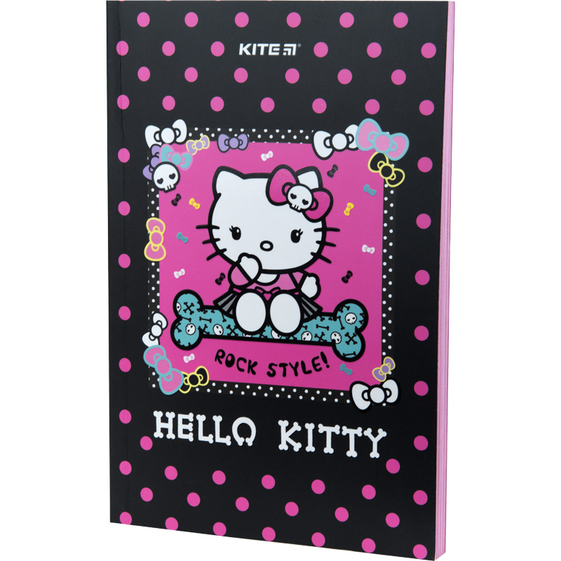 Notebook Kite Hello Kitty HK23-193-1, thermobinder, А5, 64 sheets, blank