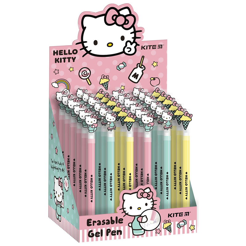 Gel pen "write-erase" Kite Hello Kitty HK23-352, blue