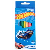 Colored pencils Kite Hot Wheels HW23-051, 12 colors