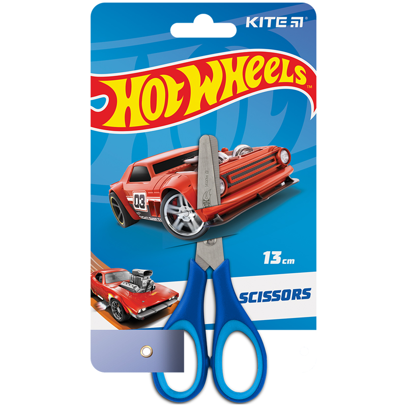 Scissors for children Kite Hot Wheels HW23-123, 13 cm