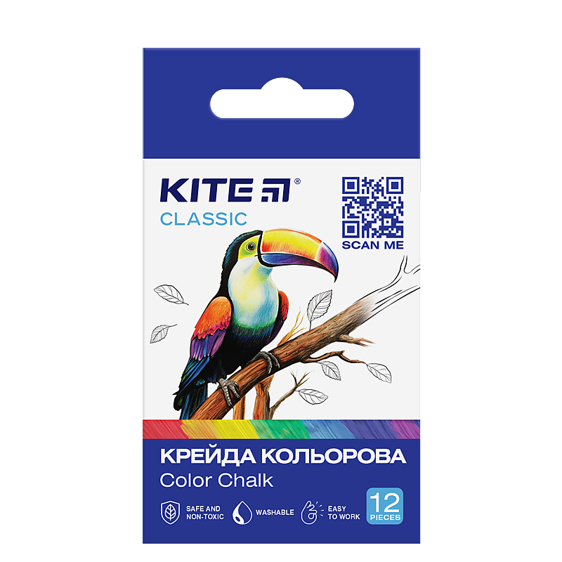 Farbige Kreide Kite Classic K-075, 12 Stück