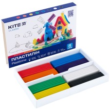 Plasticine Kite Classic K-082, 8 colors, 160 g 4