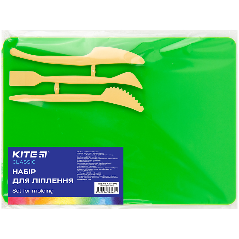 Modellbauset Kite Classic K-1140-04 (Brett + 3 Stapel), grün