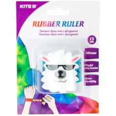Rubber ruler-bracelet Kite K20-018-2 with a toy, 15 cm turquoise 3