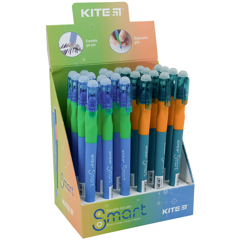 Gel pen "write-erase" Kite Smart K21-098-02, blue