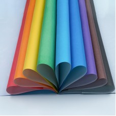 Color paper single-sided Kite K21-1250, А4, 18 sheets/ 9 colors, staplebound 3