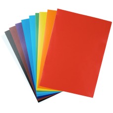 Color cardboard single-sided Kite K21-1257, A5, 10 sheets/10 colors, staplebound 3