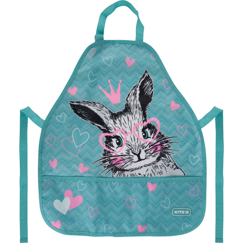 Apron with sleeve protectors Kite Cute Bunny K21-161-3