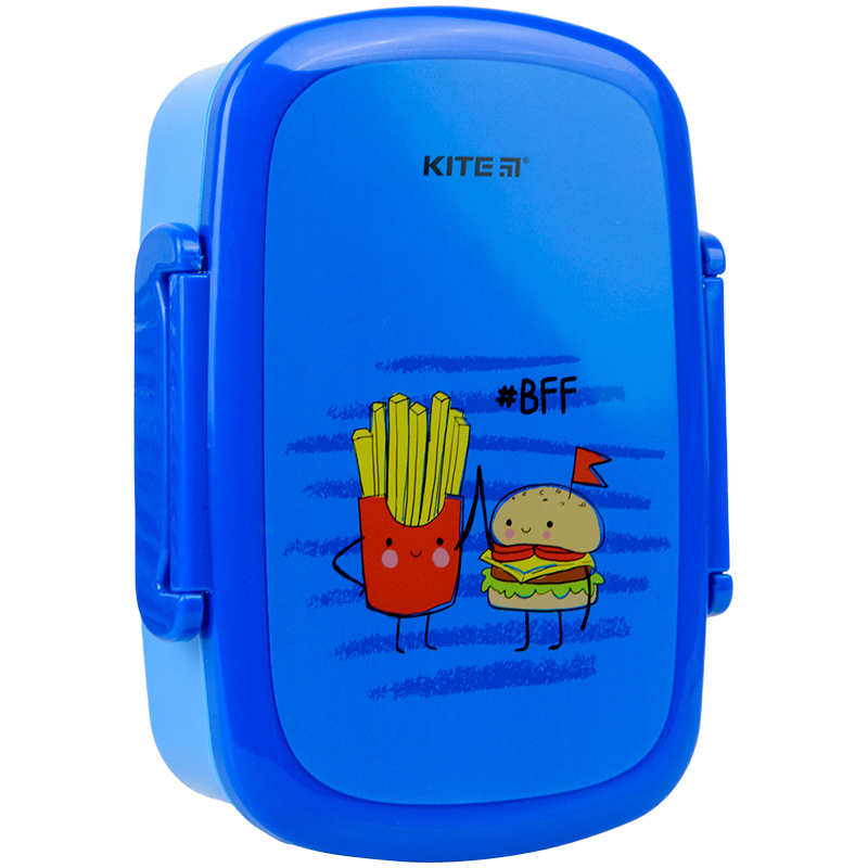 Lunchbox with fork and spoon Kite BFF K21-163-2, 750 ml