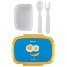 Lunchbox with fork and spoon Kite Smile K21-163-3, 750 ml 3