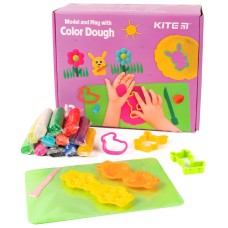Kids play set Kite "Mold and develop" Kite K21-325-01, 12 colors + modeling tool 5