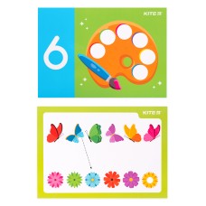 Kids play set Kite "Mold and develop" Kite K21-327-01, 3 colors + 10 cards + modeling tool 10