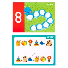 Kids play set Kite "Mold and develop" Kite K21-327-01, 3 colors + 10 cards + modeling tool 12