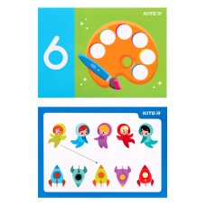 Kids play set Kite "Mold and develop" Kite K21-327-02, 3 colors + 10 cards + modeling tool 10