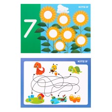 Kids play set Kite "Mold and develop" Kite K21-327-02, 3 colors + 10 cards + modeling tool 11