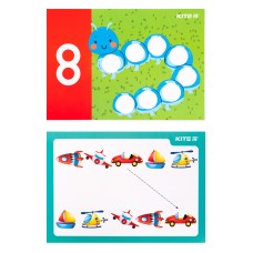 Kids play set Kite "Mold and develop" Kite K21-327-02, 3 colors + 10 cards + modeling tool 12