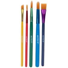 Synthetic Paint Brushes Set Kite K21-332, (1, 4, 5, 6, 10) 1