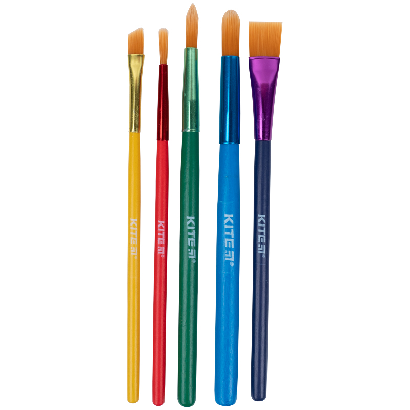 Synthetic Paint Brushes Set Kite K21-332, (1, 4, 5, 6, 10)