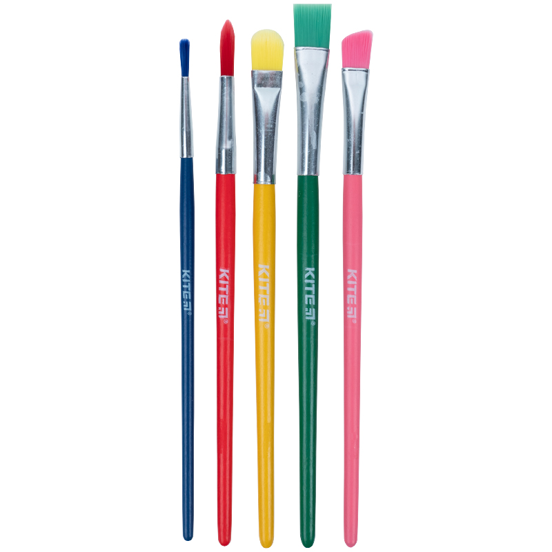 Synthetic Paint Brushes Set Kite K21-333, (3, 5, 8, 9, 10)