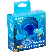 Paint cup with palette Kite K21-359, blue 1