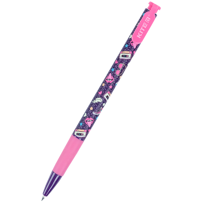 Ballpoint pen Kite Run&Fun K21-363-04, retractable, blue