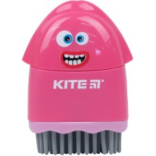 Sharpener with container and eraser Kite Faces K21-365, assorted 2