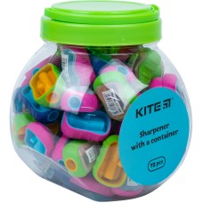 Sharpener with container Kite Joy K21-369, assorted 1