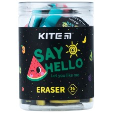 Color eraser Kite Juicy K21-373, assorted 1