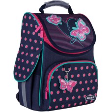 Hard-shaped school backpack Kite Education Butterflies K21-501S-3 1
