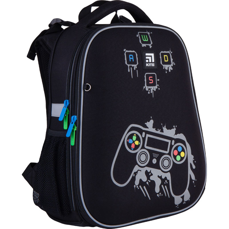 Hard-shaped school backpack Kite Education Gamer K21-531M-2