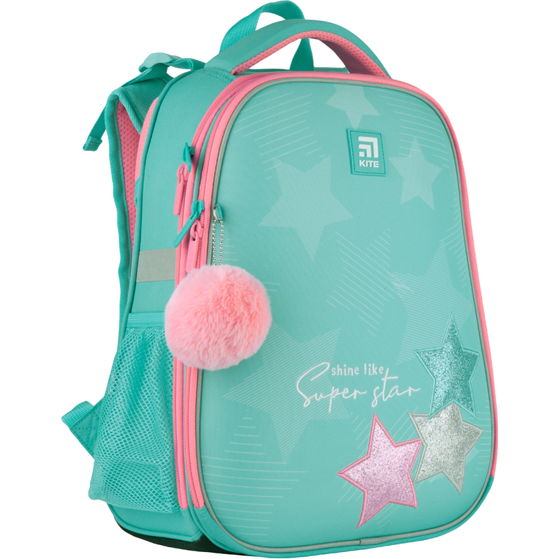 Hard-shaped school backpack Kite Education Super star K21-531M-4