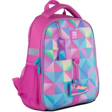 Hard-shaped school backpack Kite Education Cool girl K21-555S-3 1