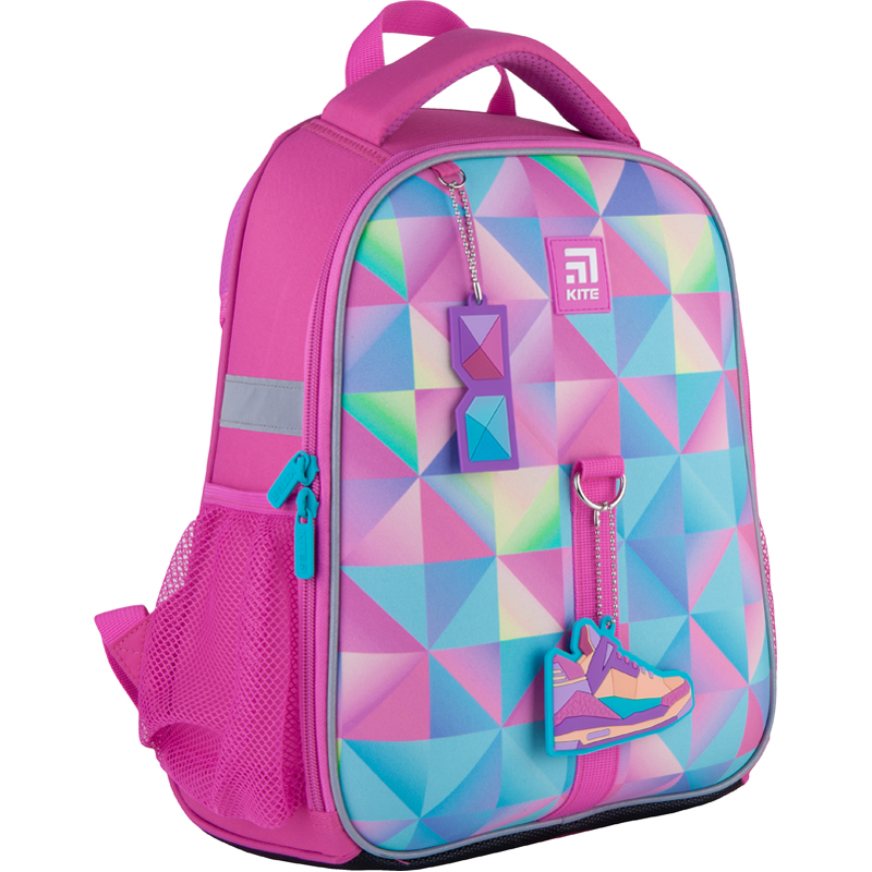 Hard-shaped school backpack Kite Education Cool girl K21-555S-3