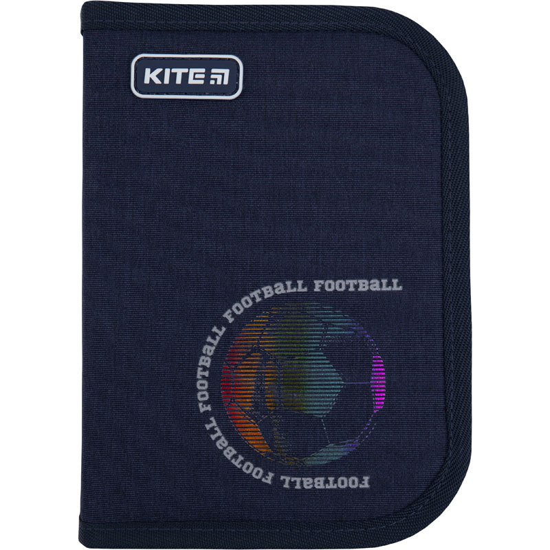 Pencil case Kite Education Football K21-621-6, 1 compartment, 1 fold, stationery not included