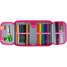 Pencil case Kite Education Weekend In Paris K21-622H-1, 1 compartment, 2 folds, stationery included 4