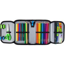 Pencil case Kite Education Gamer K21-622H-4, 1 compartment, 2 folds, stationery included 4