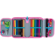 Pencil case Kite Education Cool girl K21-622H-7, 1 compartment, 2 folds, stationery included 4