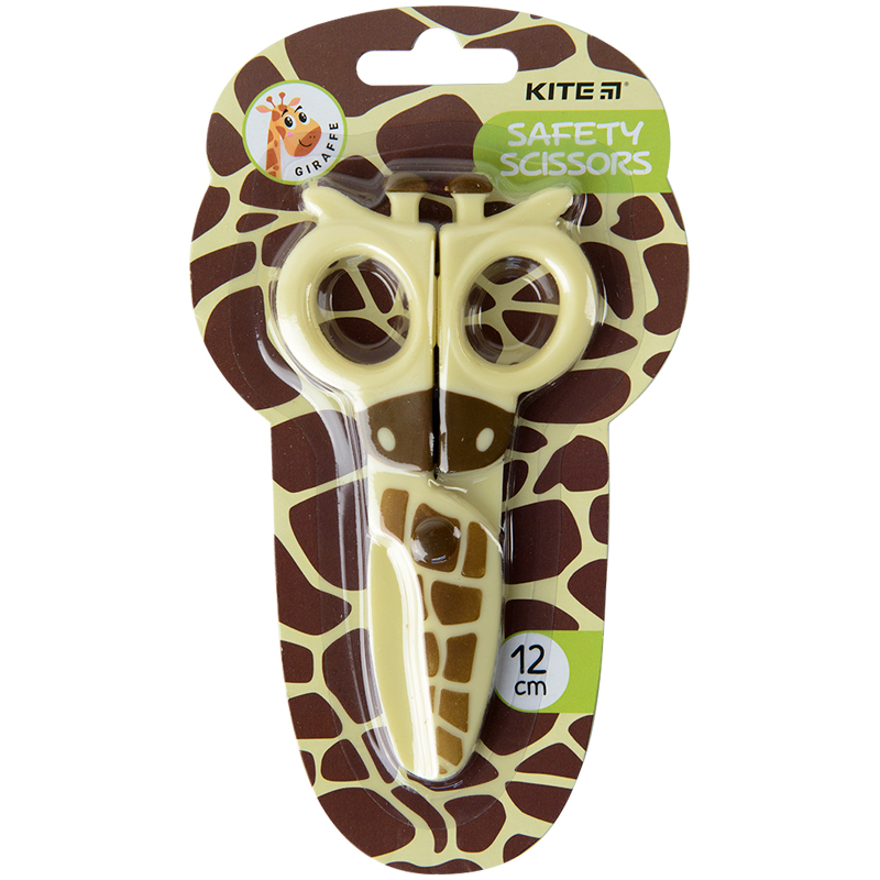 Safe scissors for children Kite Giraffe K22-008-03, 12 cm
