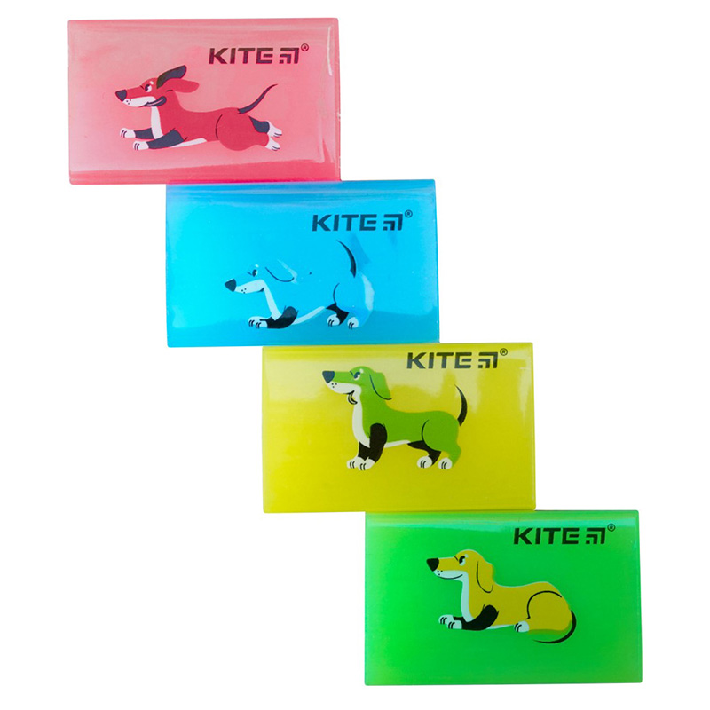 Farbige Radiergummi Kite Dogs K22-026, Sortiment