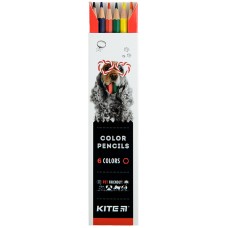 Colored pencils Kite Dogs K22-050-1, 6 colors 2