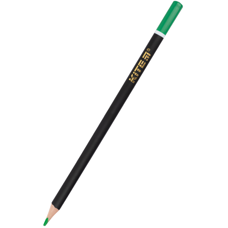 Trigonal colored pencils Kite Dogs K22-058-1, 12 colors, metal pencil case