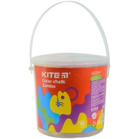 Color chalk Kite Fantasy Jumbo K22-074-2, 15 pcs. in a bucket