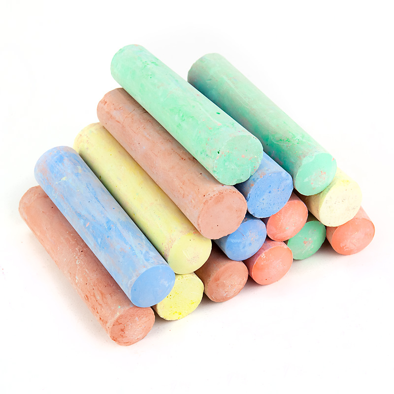 Color chalk Kite Dogs Jumbo K22-074, 15 pcs in a bucket 
