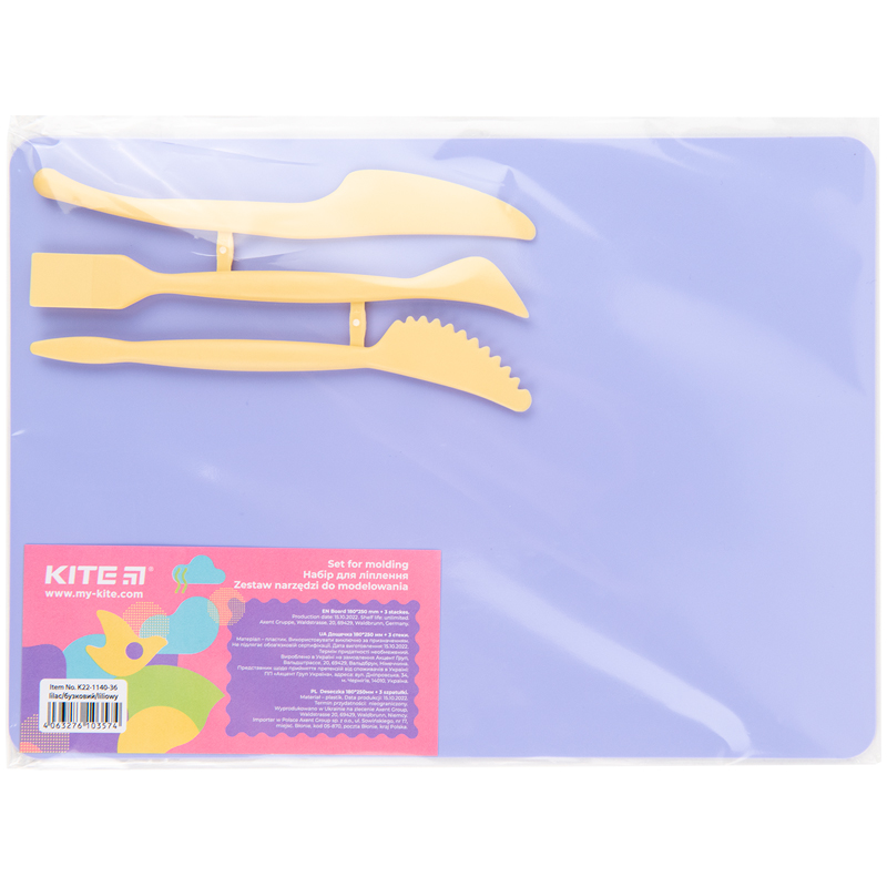 Modeling set Kite K22-1140-36, baseplate and 3 different modeling tools