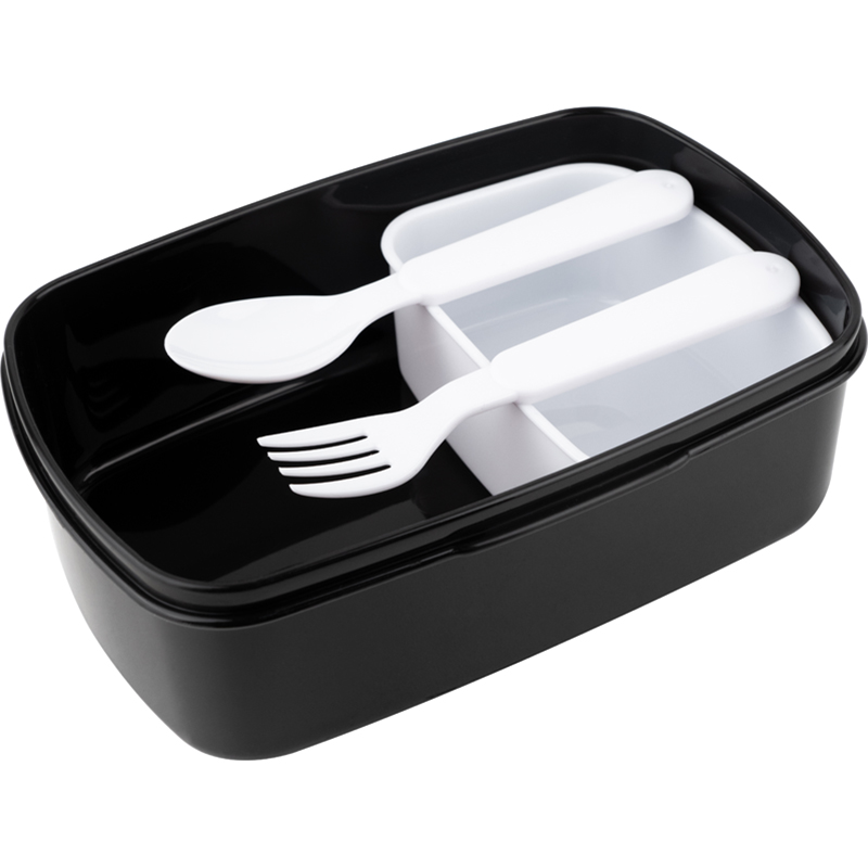 Lunchbox with fork and spoon Kite Football K22-163-1, 750 ml